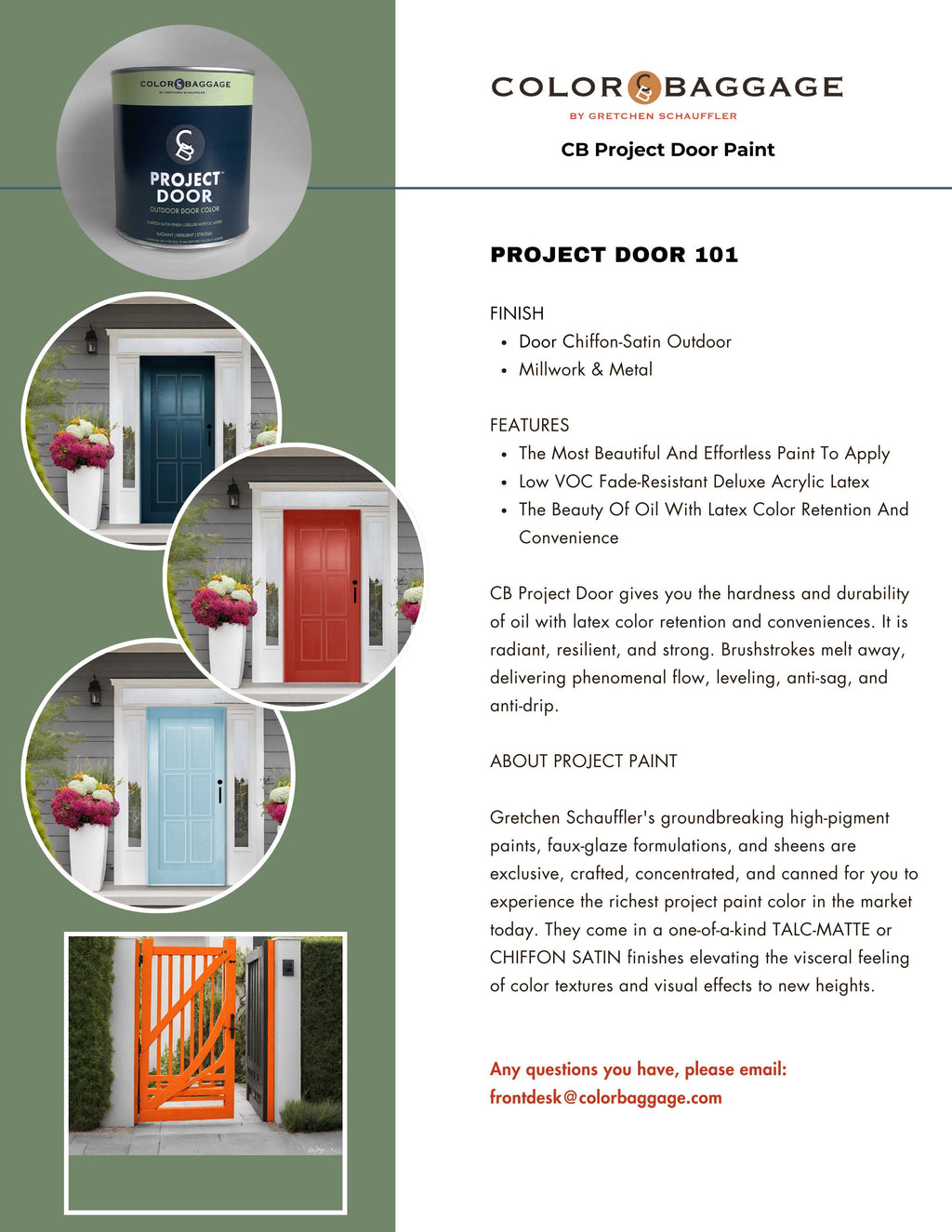 PROJECT DOOR BASH-EXTERIOR - Color Baggage