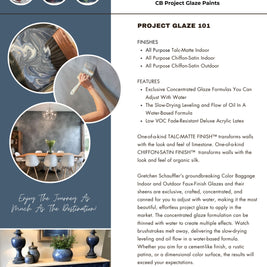 CB PROJECT PAINT INDOOR SATIN GLAZE - Color Baggage