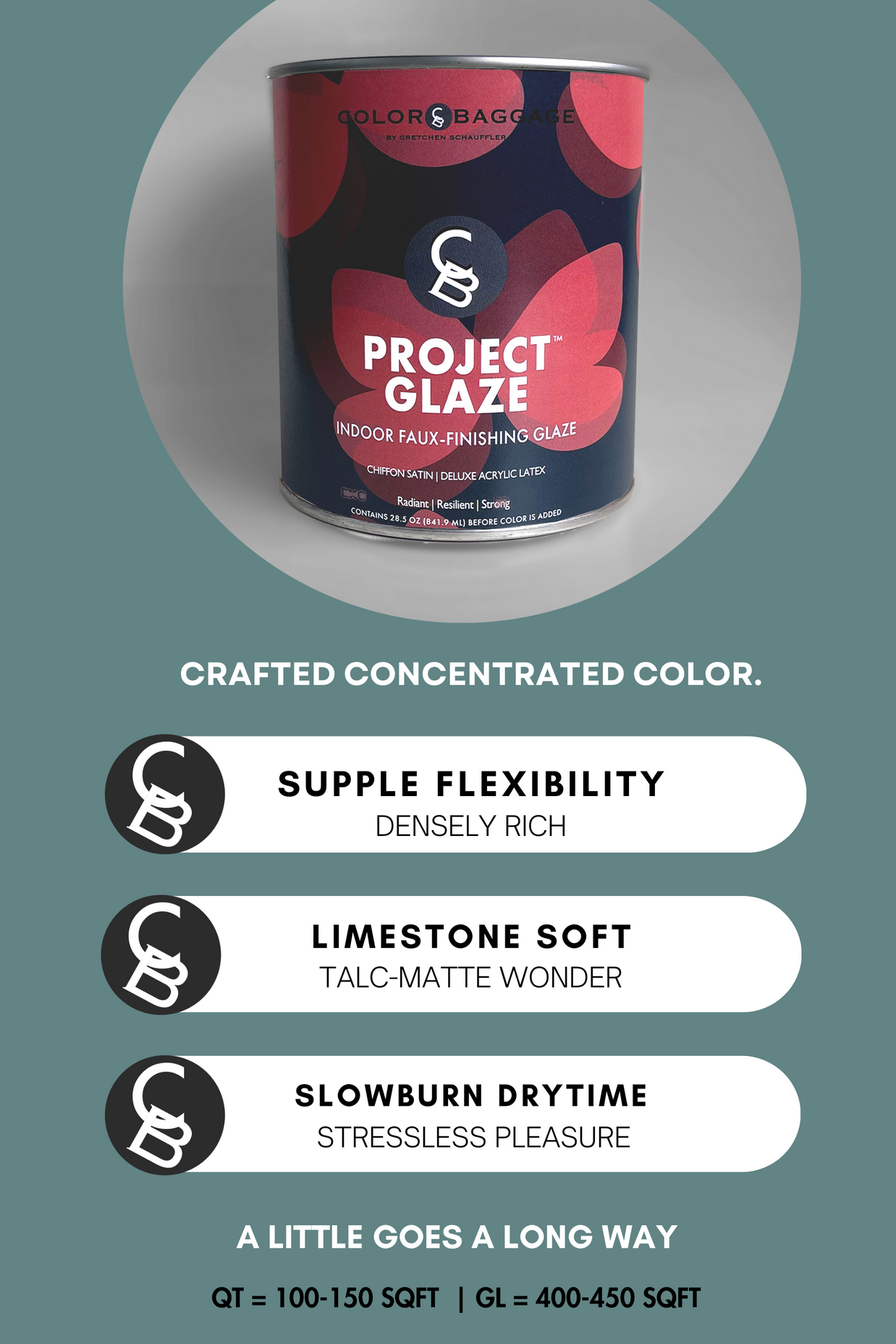 CB PROJECT PAINT INDOOR SATIN GLAZE - Color Baggage