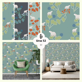 URSA MURAL-STYLE WALLPAPER COLLECTION