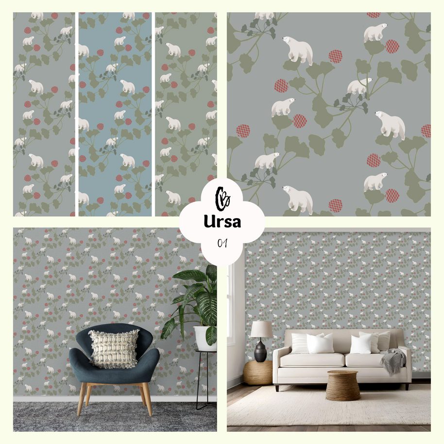 URSA WALLPAPER COLLECTION - Color Baggage